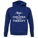 Beer Is Cheaper Than Therapy Unisex Hoodie