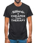 Billiards Is Cheaper Than Therapy Mens T-Shirt