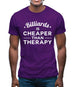 Billiards Is Cheaper Than Therapy Mens T-Shirt