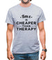 Bmx Is Cheaper Than Therapy Mens T-Shirt