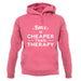 Bmx Is Cheaper Than Therapy Unisex Hoodie
