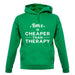 Bmx Is Cheaper Than Therapy Unisex Hoodie