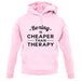 Boxing Is Cheaper Than Therapy Unisex Hoodie