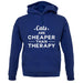 Cats Are Cheaper Than Therapy Unisex Hoodie