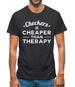 Checkers Are Cheaper Than Therapy Mens T-Shirt