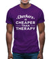 Checkers Are Cheaper Than Therapy Mens T-Shirt