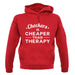 Checkers Are Cheaper Than Therapy Unisex Hoodie