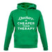 Checkers Are Cheaper Than Therapy Unisex Hoodie