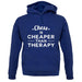 Chess Is Cheaper Than Therapy Unisex Hoodie