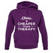 Chess Is Cheaper Than Therapy Unisex Hoodie