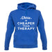 Chess Is Cheaper Than Therapy Unisex Hoodie