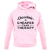 Chocolate Is Cheaper Than Therapy Unisex Hoodie