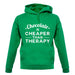 Chocolate Is Cheaper Than Therapy Unisex Hoodie