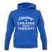 Climbing Is Cheaper Than Therapy Unisex Hoodie