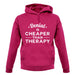 Denial Is Cheaper Than Therapy Unisex Hoodie