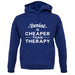 Denial Is Cheaper Than Therapy Unisex Hoodie