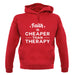 Faith Is Cheaper Than Therapy Unisex Hoodie