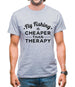 Flyfishing Is Cheaper Than Therapy Mens T-Shirt