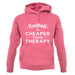 Football Is Cheaper Than Therapy Unisex Hoodie