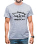 Free Running Is Cheaper Than Therapy Mens T-Shirt