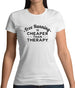 Free Running Is Cheaper Than Therapy Womens T-Shirt