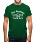 Free Running Is Cheaper Than Therapy Mens T-Shirt