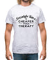 Freestyle Bmx Is Cheaper Than Therapy Mens T-Shirt