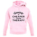 Gaming Is Cheaper Than Therapy Unisex Hoodie