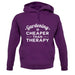 Gardening Is Cheaper Than Therapy Unisex Hoodie