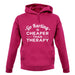 Go Karting Is Cheaper Than Therapy Unisex Hoodie