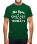 Gym Is Cheaper Than Therapy Mens T-Shirt