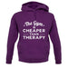 Gym Is Cheaper Than Therapy Unisex Hoodie