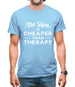 Gym Is Cheaper Than Therapy Mens T-Shirt