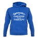 Gymnastics Is Cheaper Than Therapy Unisex Hoodie