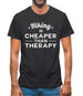 Hiking Is Cheaper Than Therapy Mens T-Shirt