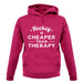 Hockey Is Cheaper Than Therapy Unisex Hoodie