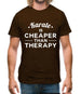 Karate Is Cheaper Than Therapy Mens T-Shirt