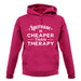 Lacrosse Is Cheaper Than Therapy Unisex Hoodie