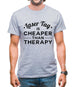 Lasertag Is Cheaper Than Therapy Mens T-Shirt