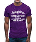 Laughing Is Cheaper Than Therapy Mens T-Shirt