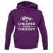 Lifting Is Cheaper Than Therapy Unisex Hoodie