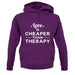 Love Is Cheaper Than Therapy Unisex Hoodie