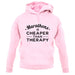 Marathons Are Cheaper Than Therapy Unisex Hoodie