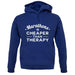 Marathons Are Cheaper Than Therapy Unisex Hoodie