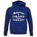 Motocross Is Cheaper Than Therapy Unisex Hoodie