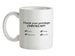 Unicorn Checklist Ceramic Mug