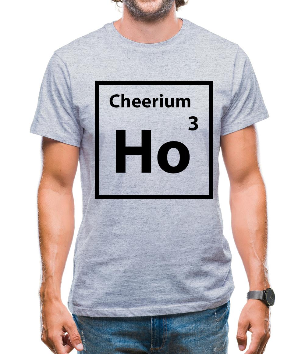 Ho Ho Ho (Cheerium) Mens T-Shirt