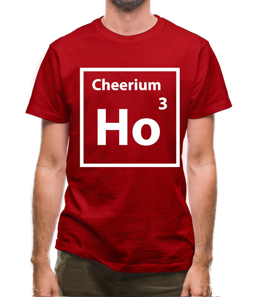 Ho Ho Ho (Cheerium) Mens T-Shirt