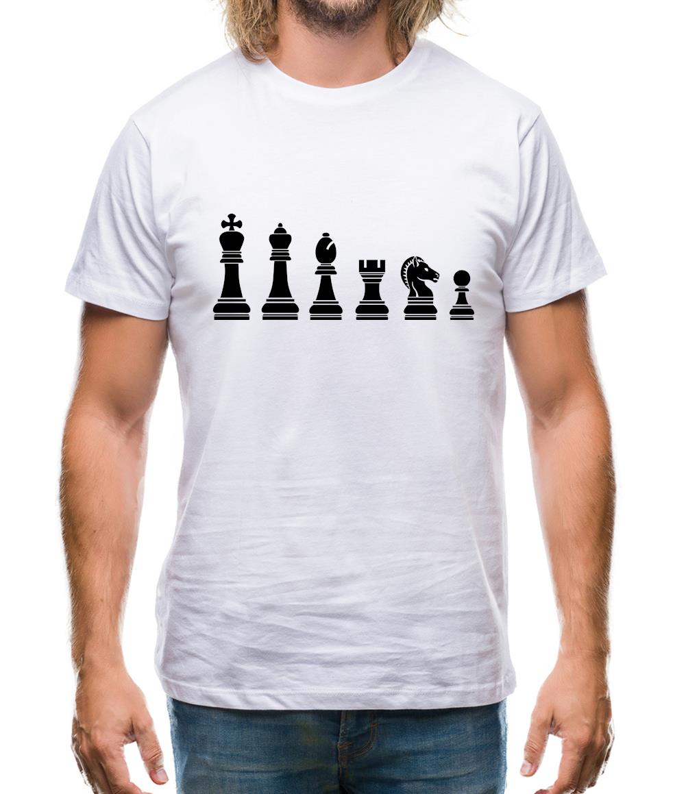 Chess Pieces Mens T-Shirt
