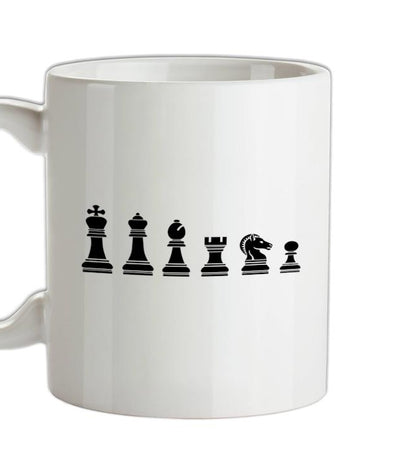 Chess Pieces Ceramic Mug